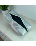 Trousse nomade M, "Simili" argent
