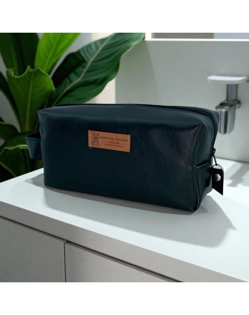 Trousse nomade S, "Simili" noir