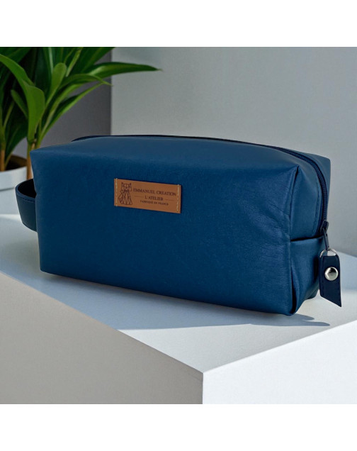 Trousse nomade S, "Simili" marine