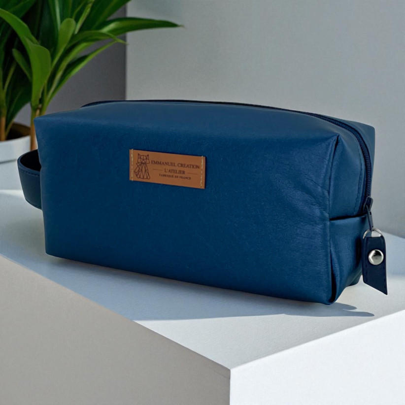 Trousse nomade S, "Simili" marine