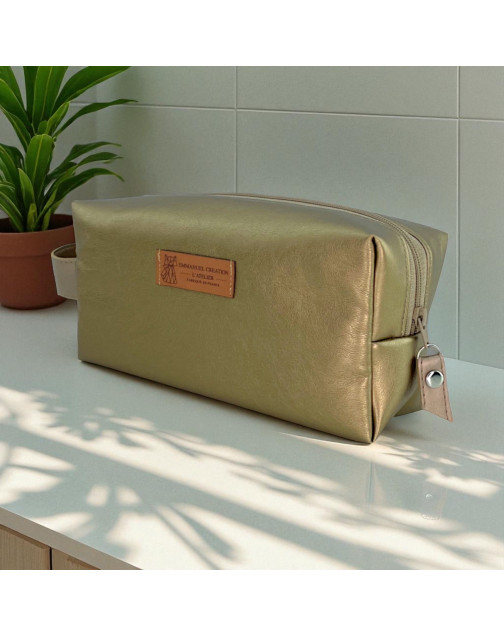 Trousse nomade S, "Simili" doré