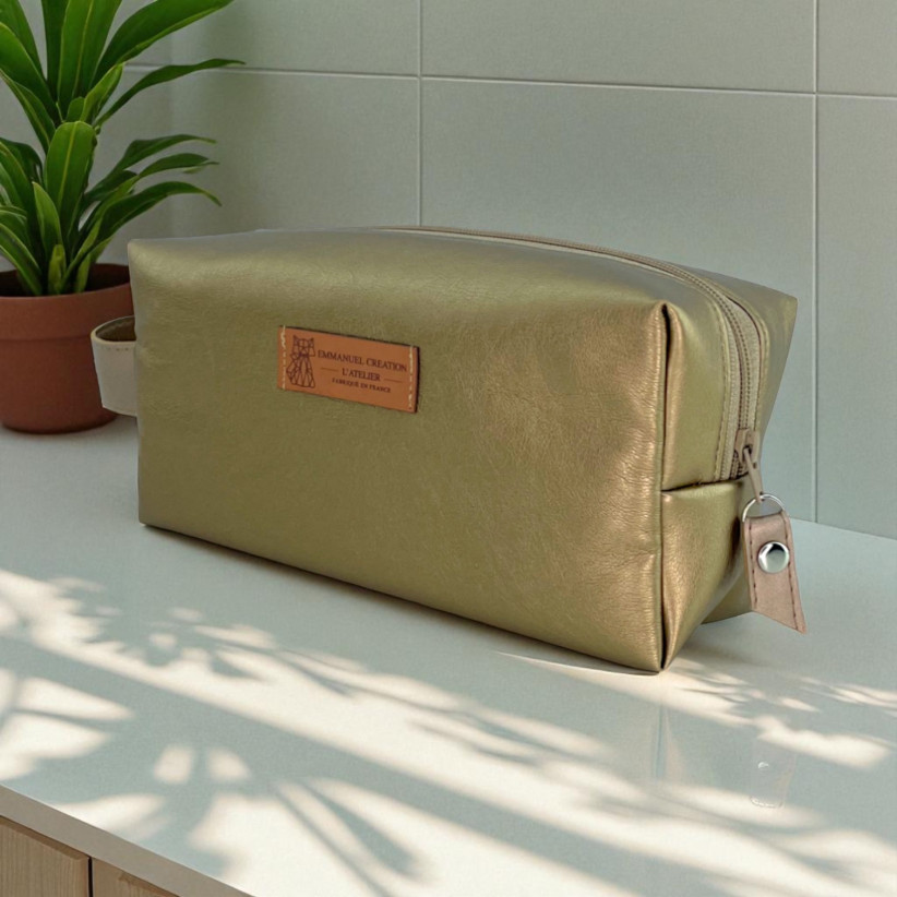 Trousse nomade S, "Simili" doré