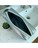 Trousse nomade S, "Simili" argent