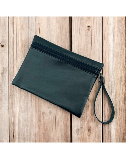 Pochette M, "Simili" noir