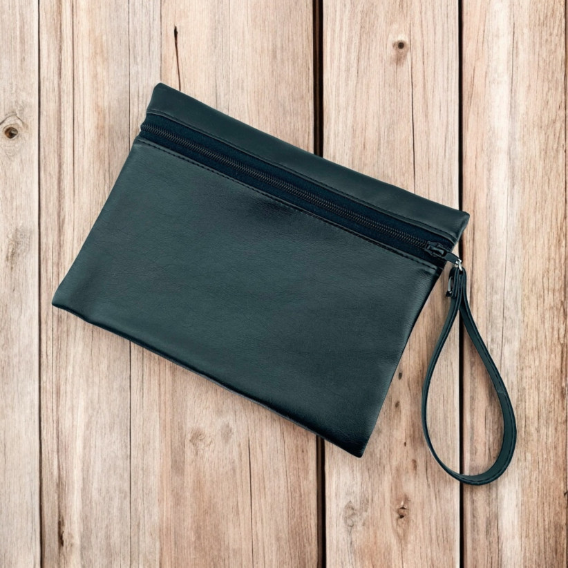 Pochette M, "Simili" noir