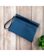 Pochette M, "Simili" marine