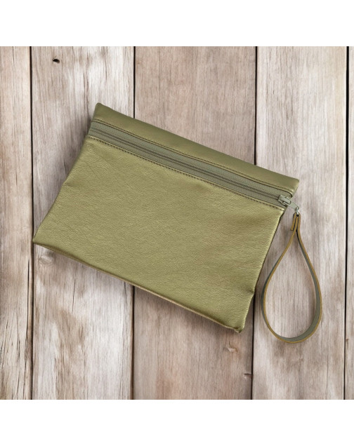 Pochette M, "Simili" doré