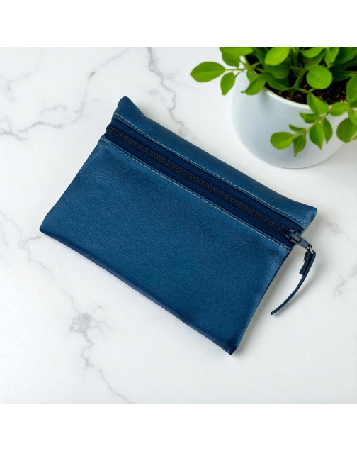 Pochette S, "Simili" marine