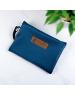 Pochette S, "Simili" marine