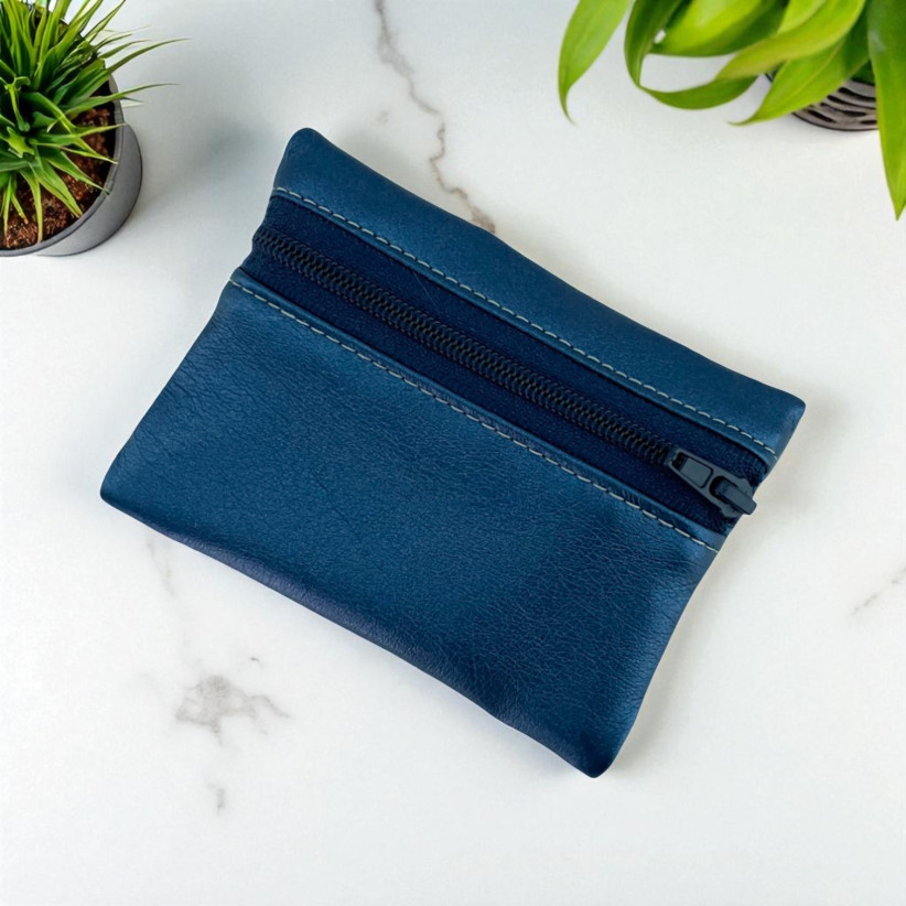 Pochette XS, "Simili" marine