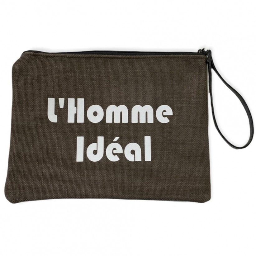 Pochette L monsieur, "L'homme idéal", brun