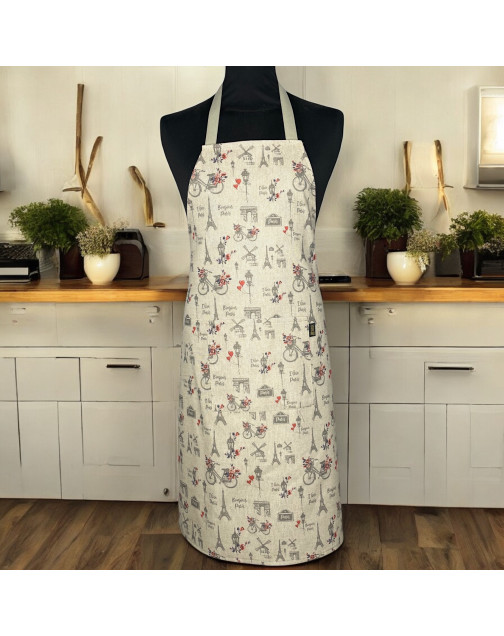 Tablier de cuisine, "Balade à Paris"