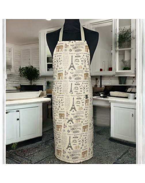 Tablier de cuisine, "Paris vintage"