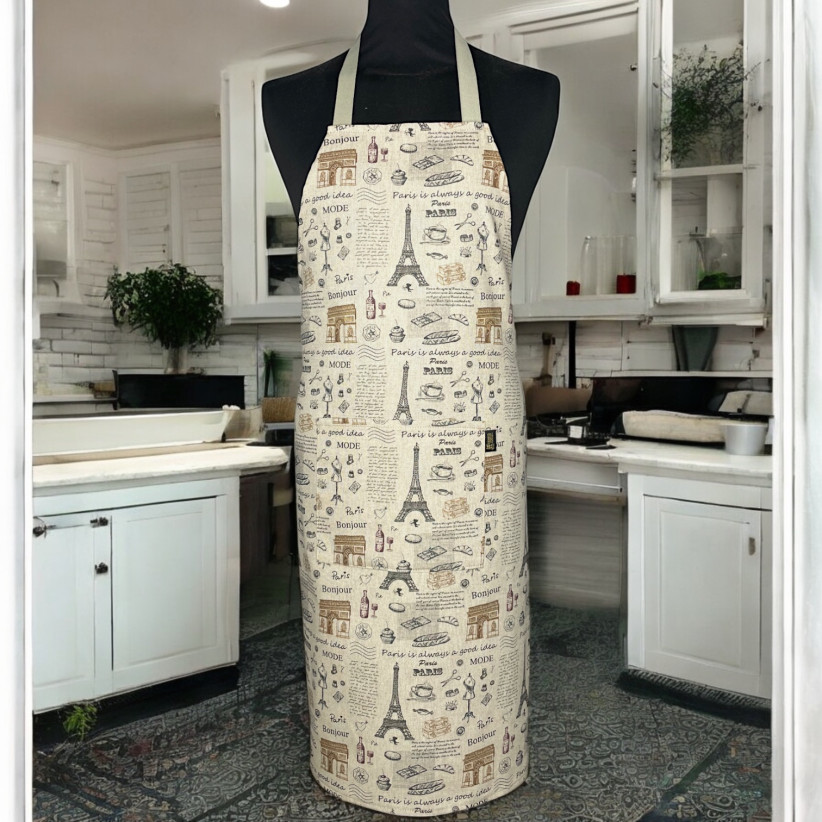 Tablier de cuisine, "Paris vintage"