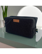 Trousse nomade M, "New York" brun
