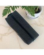 Trousse nomade M, "New York" brun