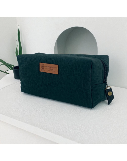 Trousse nomade S, "New York" sapin
