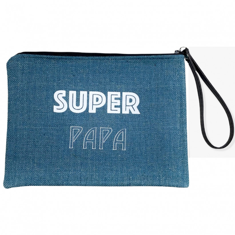 Pochette L, "Super papa" anjou pétrole