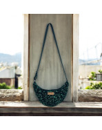 Sac Léo S, "Sequin" vert