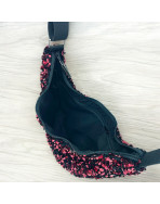 Sac Léo S, "Sequin" rouge