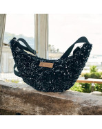 Sac Léo S, "Sequin" noir