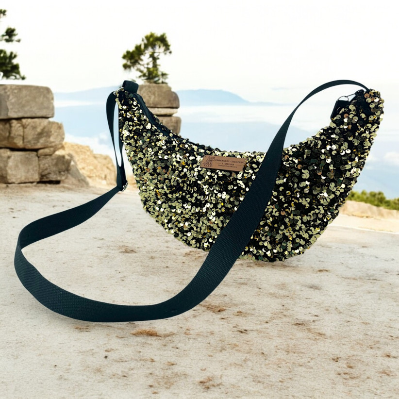 Sac Léo S, "Sequin" doré