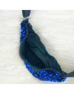 Sac Léo S, "Sequin" bleu