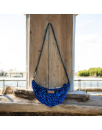 Sac Léo S, "Sequin" bleu