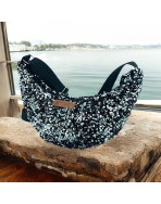 Sac Léo S, "Sequin" argent