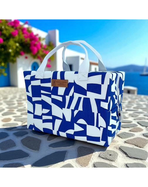 Sac isotherme Ice cube M, "Mykonos"