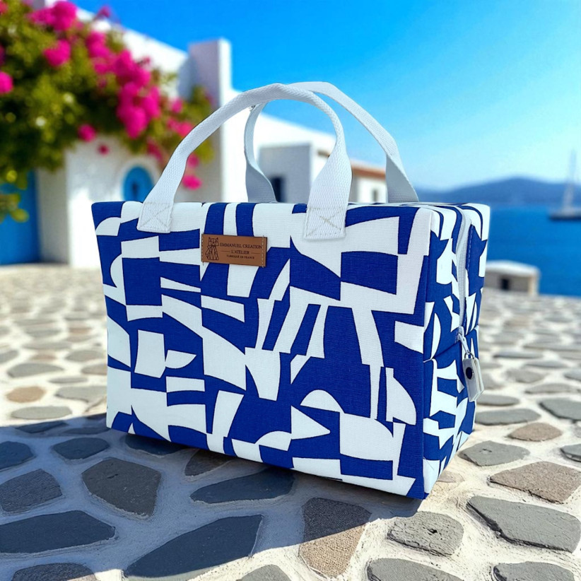 Sac isotherme Ice cube M, "Mykonos"