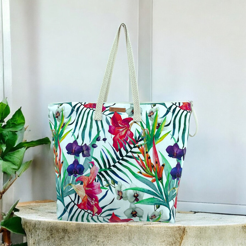 Sac cabas maxi Lucette, "Nouméa"