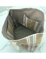 Sac cabas maxi Lucette, "Bayadère"