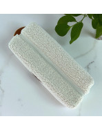 Trousse nomade M, "Bouclette" écru