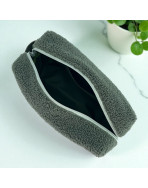 Trousse nomade M, "Bouclette" kaki
