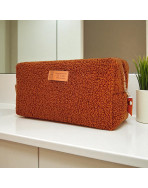 Trousse nomade M, "Bouclette" terra