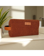 Trousse nomade M, "Bouclette" terra