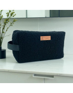Trousse nomade M, "Bouclette" noir