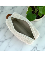 Trousse nomade S, "Bouclette" écru