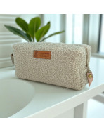 Trousse nomade S, "Bouclette" sable