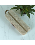 Trousse nomade S, "Bouclette" sable