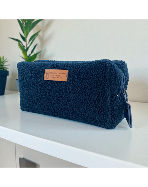 Trousse nomade S, "Bouclette" marine