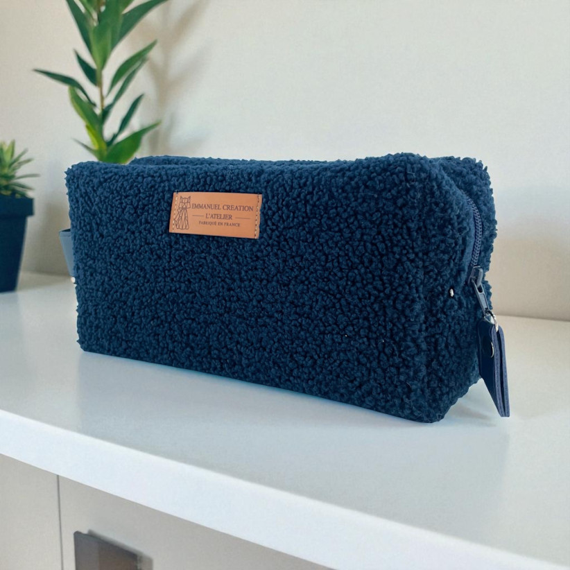 Trousse nomade S, "Bouclette" marine