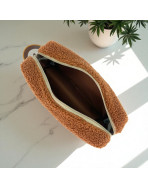 Trousse nomade S, "Bouclette" terra