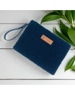 Pochette M, "Bouclette" marine
