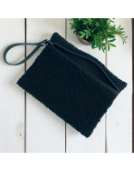Pochette M, "Bouclette" noir