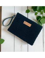 Pochette M, "Bouclette" noir