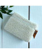 Pochette S, "Bouclette" écru