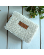 Pochette S, "Bouclette" écru