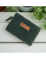 Pochette S, "Bouclette" kaki